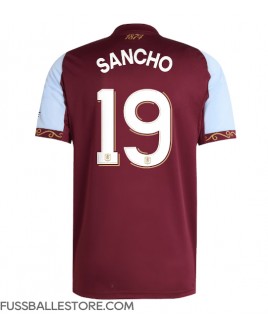Günstige Aston Villa Jadon Sancho #19 Heimtrikot 2025-26 Kurzarm